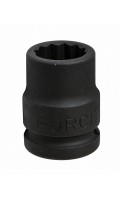 Головка торцевая ударная 3/4",12-гранная,27мм, длина 54мм. FORCE 46827 F
