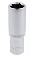 Головка торцевая длинная 1/2",6-гранная,18мм, длина 76мм. YATO YT-1231