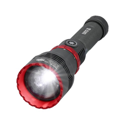 Фонарь LED-диодный YATO Li-Ion 3.7 В, 4 АГод, 10Вт, зарядка от USB-C YT-085602