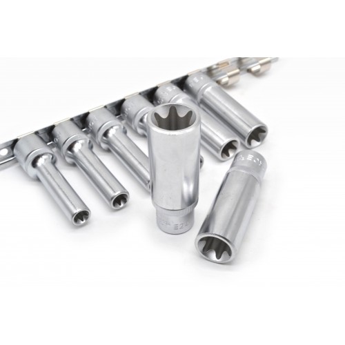 Набор головок 1/2" TORX E10-E24 глубоких 8ед.