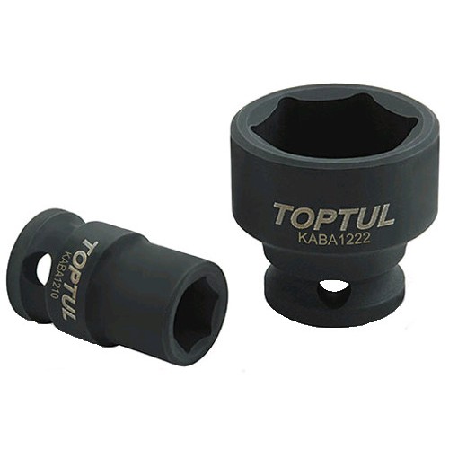 Головка торцева ударна 1/2",11мм,6-гранна, коротка, довжина 38мм. TOPTUL KABA1611