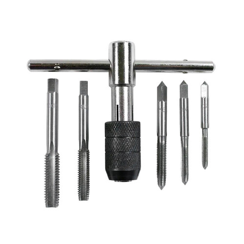 Комплект метчиков (M4–M10),6предметов,сталь 9ХС. VIROK 14V002