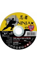 Коло шліфувальне Ø=125х22.23х6 мм по металу NINJA 