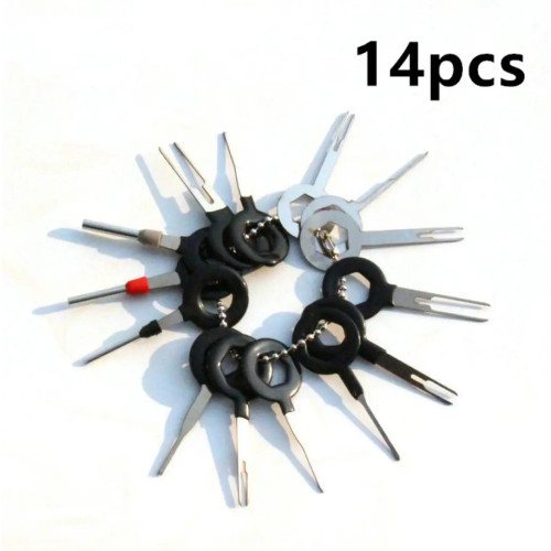 Комплект специнструмента для работы с авто/электроразъемами (пинами) 14шт. VAGER 116693