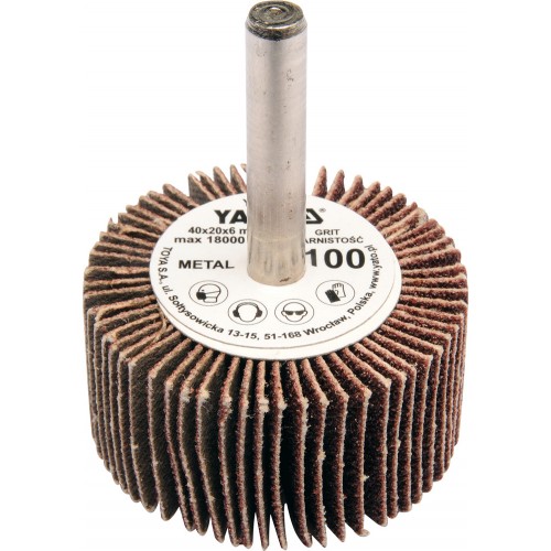 Круг лепестковый для дрели YATO 40х20х6 Р40