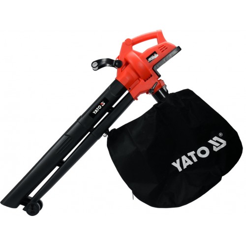 Порохотяг для листя акум. YATO: 12500 об/хв, продуктивність- 8 м³/хв, збірник- 45 л(БЕЗ АКУМУЛЯТОРА)