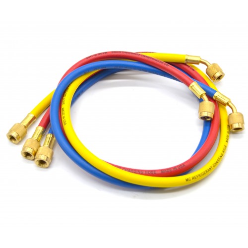 Комплект шлангов стандартных 3 х 90 см резьба 1/4" х 1/4" MC-40336 MASTERCOOL