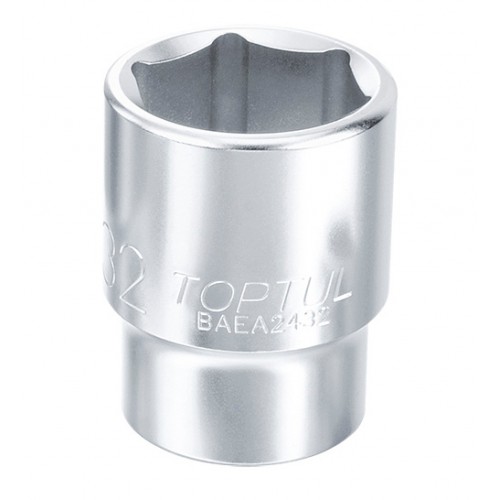 Головка торцевая 3/4",6-гранная, 44мм, длина 66мм. TOPTUL BAEA2444