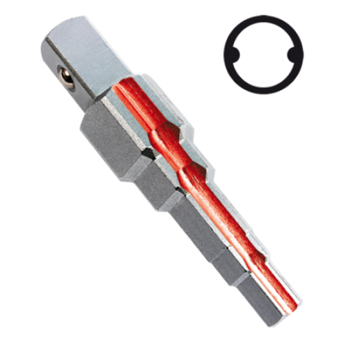 Ключ ступенчатый YATO под квадрат 1/2" с размерами 3/8", 29/68", 1/2", 21/32", 27/32" YT-03316 YATO