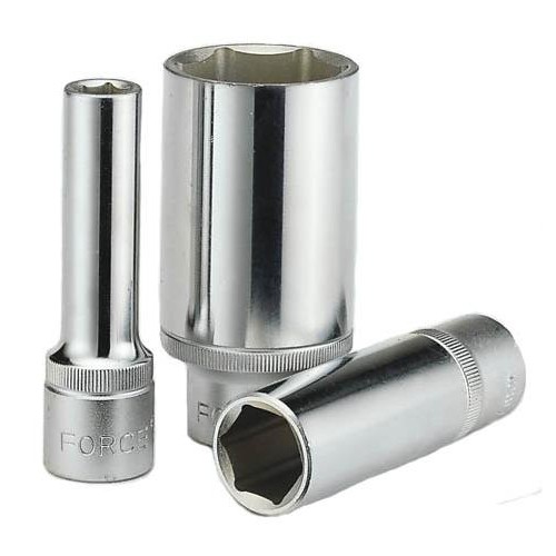 Головка торцевая глубокая 1/2",6-гранная,дюймовая 1-1/8", длина 77мм. FORCE 545771.1.8 F