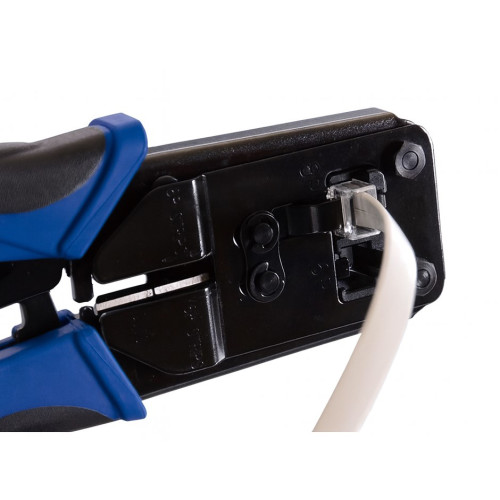 Модульный кримпер для 6- и 8-жильных разъёмов,203мм. KING TONY 67F1-08