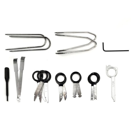 Набор съёмников для автомагнитол для Volkswagen, Audi, Mercedes-Benz, Skoda, BMW, Ford,20шт. FORCE 920C1 F