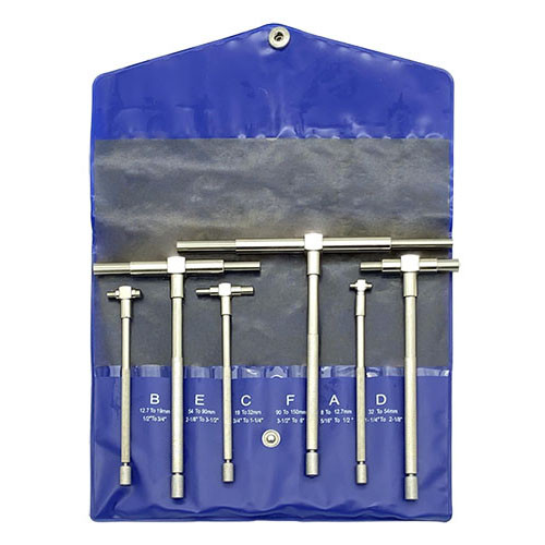 Набір нутрометрів телескопічних 8–150мм (6шт),у сумці. PROTESTER TGSB8150