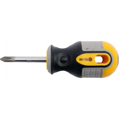 Викрутка хрестова VOREL : "Philips" PH1 х 38 мм. Cr-V [12/60/240]