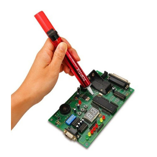 Помпа для удаления припоя оловоотсос, длина 200мм.TOPTUL EBAB0120