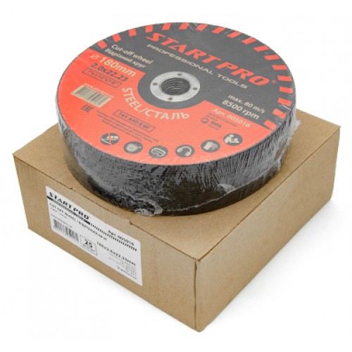 Круг отрезной 180×2.0×22.23мм, START PRO 5016