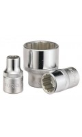 Головка торцева 1/2",12-гранна,квадрат 1/2", довжина 38мм. FORCE 5491.2 F