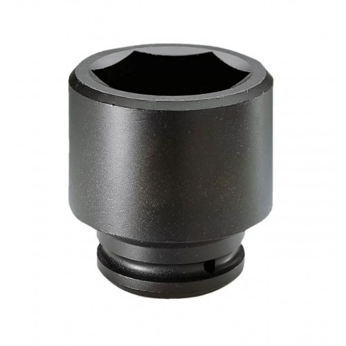 Головка ударна 1-1/2",6-гранна, 75мм, довжина 105мм. FORCE 412575 F
