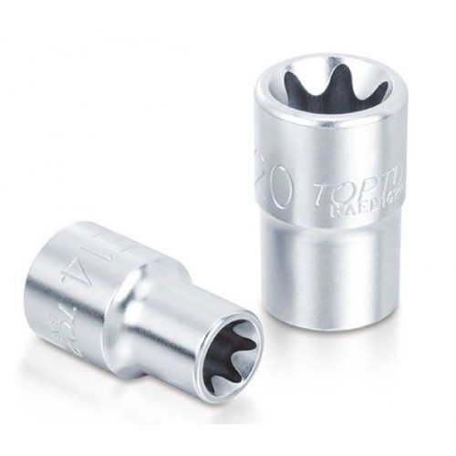 Головка торцевая TORX E18,квадрат 1/2",длина 38мм. TOPTUL BAED1618