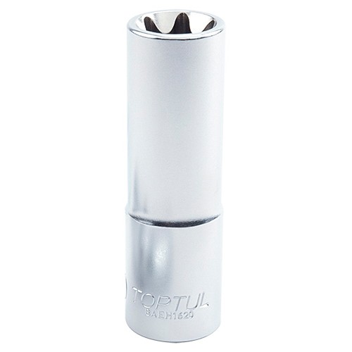 Головка торцевая длинная TORX E10, квадрат 1/4", длина 50мм. TOPTUL BAEH0810