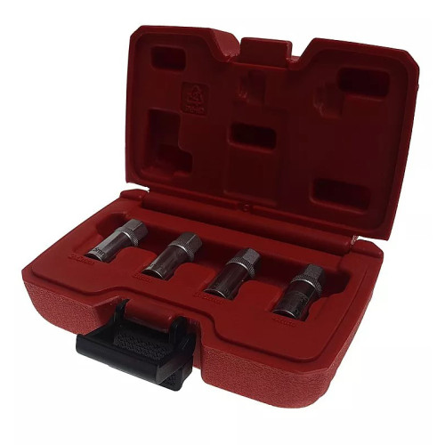 Набор шпильковёртов для извлечения свечей накаливания 2.5–4.0мм, 4шт. 7904 JTC