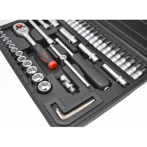Набор инструмента 1/4" Surface drive 46 пр. FORCE 2461 F