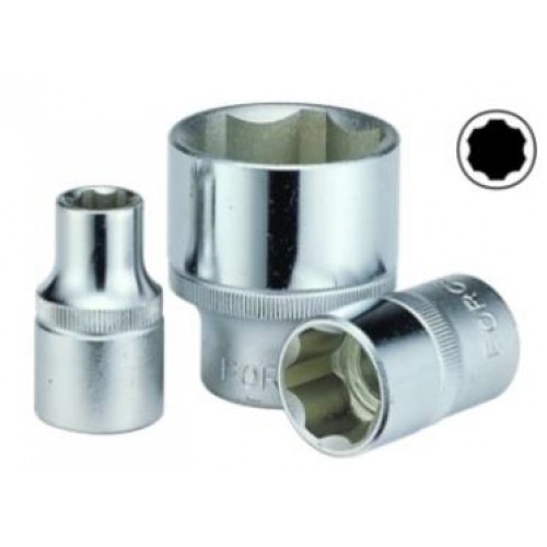 Головка торцевая Surface Drive,квадрат 3/8",13мм. FORCE 53713 F