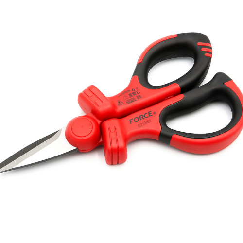 Ножиці технічні діелектричні багатофункціональні FORCE 6982M, 160 мм