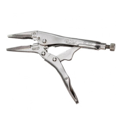 Клещи с фиксатором, длинные прямые губки 230мм. TOPTUL DAAS1A09