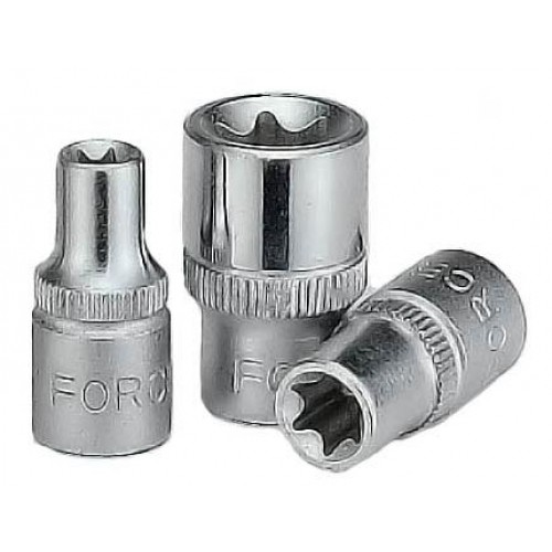 Головка торцева TORX E10,квадрат 1/4",довжина 25мм. FORCE 52610 F