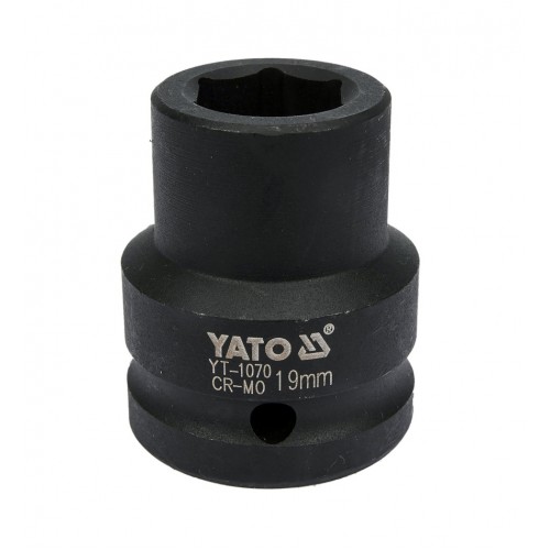 Головки торцеві ударні 3/4",6-гранні. YATO YT-1070 Series