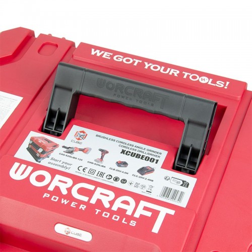 Комплект інструменту акумуляторний шуруповерт+болгарка WORCRAFT XCUBE001