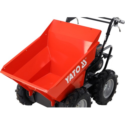 Самоскид-міні бензин. YATO P= 4.1 кВт, двиг- 196см3, вантажопід- 300кг, швидк.- 3,6 км/год бак- 3,6л