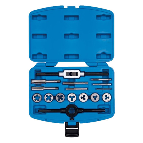 Набор метчиков и плашек метрических (М3–М12),16 предметов. KING TONY 12916MQ1