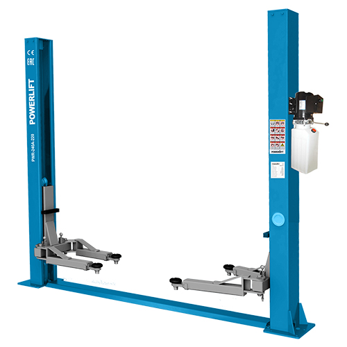 Подъемник POWERLIFT 240A 2-х стоечный 4,0 т с нижней синхронизацией 220В