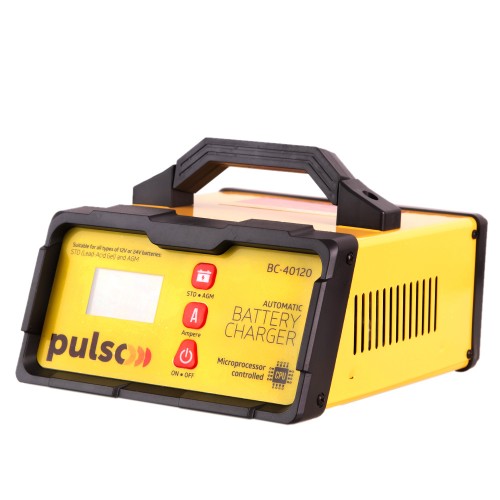 Зарядное устройство импульсное PULSO для AMG-GEL-SLA 12&24V / 2-5-10A /5-190AHR /LCD/ (BC-40120)