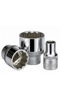 Головка торцева 3/8",12-гранна,24мм, довжина 32мм. FORCE 53924 F