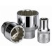 Головка торцевая 3/8",12-гранная,24мм, длина 32мм. FORCE 53924 F