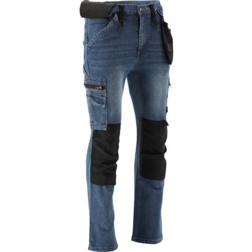 Брюки рабочие Stretch Jeans YATO: размер L.  YT-79052