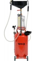 Установка объемом 70 литров для слива и откачки масла с мерной колбой YATO YT-07190