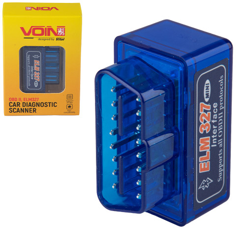 Діагностичний Bluetooth сканер OBD2 mini. VOIN ELM327(2.1)