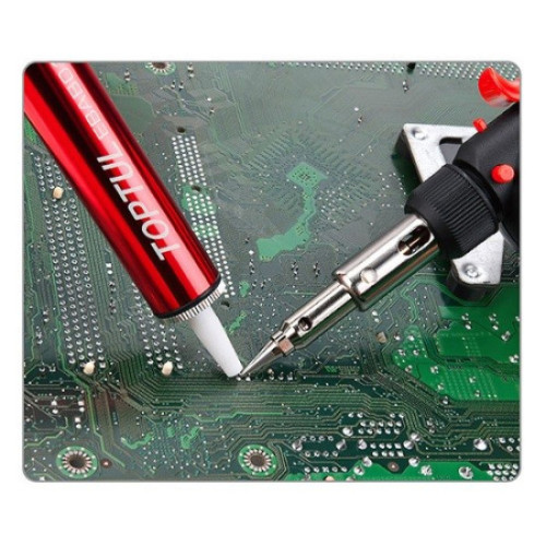 Помпа для удаления припоя оловоотсос, длина 200мм.TOPTUL EBAB0120