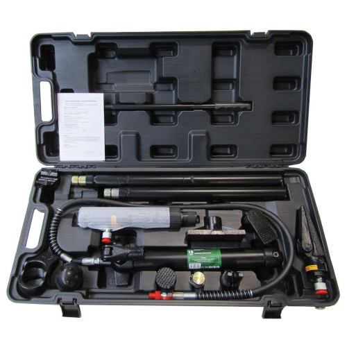 Набір гідравлічний для витяжки кузова 10 тонн,з кейсом на колесах. ROCKFORCE RF-T71001L