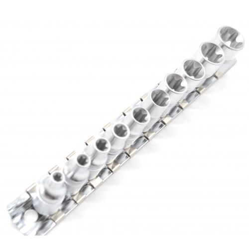 Набор головок 1/4" Е-профиль Torx (E4-E16) 10 пр. FORCE 21016 F