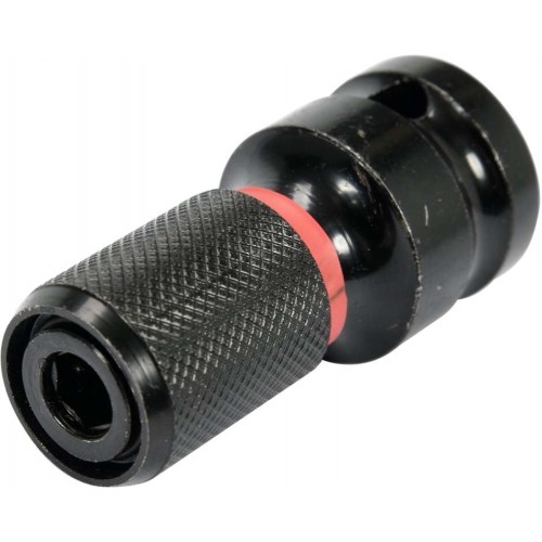 Тримач ударний для викруткових насадок YATO з квадрату- 1/2 до HEX- 1/4, L= 50 мм