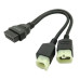 Переходник для мотоцикла Kawasaki 4-pin,6-pin к автосканеру. LAUNCH SP105040586