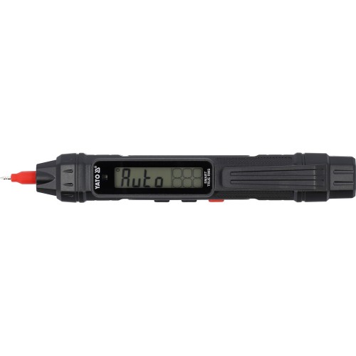Мультиметр YATO с LCD-дисплеем, напряжение-0,8-600 V AC/DC, кабель 93 см YT-730822