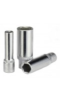 Головка торцевая глубокая 1/4",6-гранная, размер 4,5мм, длина 50мм. FORCE 52550045 F