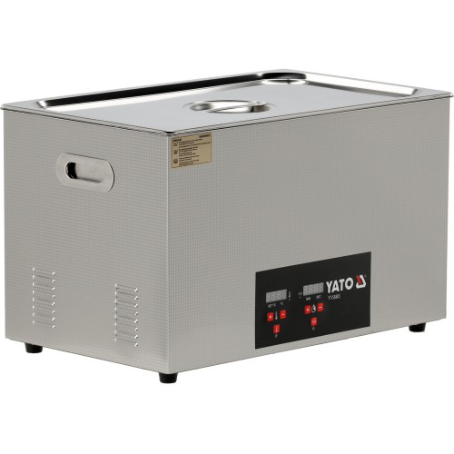 Мойка ультразвуковая YATO 230В, 600Вт ванна 50х 33х 33 см 30 л, температура - 0-80ºС YT-55803