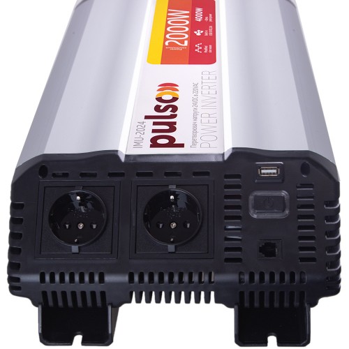 Преобразователь напряжения 24V-220V/2000W (модифицированная синусоида) PULSO( IMU-2024)